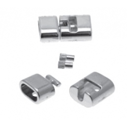 CHIUSURA BRACCIALETTI 29x10mm - INTERNO 8x4mm - CONFEZIONE 20 PZ.