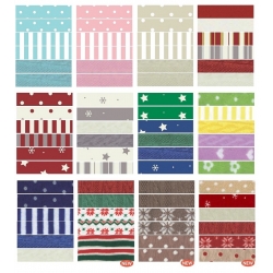 SET TUBOLARI CM.30 x8 - 6 PEZZI ASSORTITI