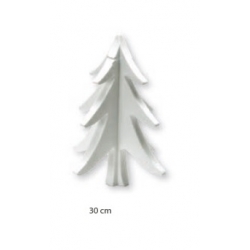 ALBERO DI ABETE IN POLISTIROLO - CM.30 - CONFEZIONE 5 PEZZI
