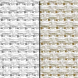 TELA AIDA 22 FORI  CM. 150 - COTONE 100% - BIANCO