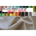 VELLUTO AMBRA CM.140 - 100% POLIESTERE 