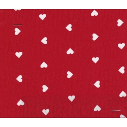 COTONE STAMPATO "ARTCRAFT CUORI" CM.140 - 100% COTONE