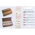 BOX NASTRI IN COTONE NATALIZI MM/25 - BOBINE x 3MT - CONF.16 PZ
