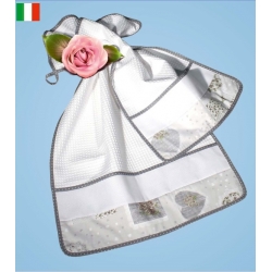 SET DI ASCIUGAMANI DA BAGNO IN NIDO D'APE