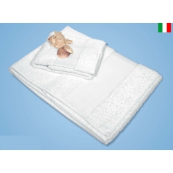 SET ASCIUGAMANI DA BAGNO : SALVIETTA E OSPITE