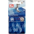PRYM  BOBINE PLASTICA  MACCHINE CUCIRE BLISTER 4 PEZZI