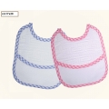 BAVETTA  IN SPUGNA CON SBIECO A QUADRETTI CM.17x20,5 CONF. 3 PEZZI