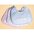 BAVETTA IN PIQUET MILLERIGHE CON TASCA CM.14x14 - CONF. 3 PEZZI