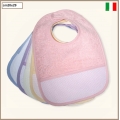 BAVETTA IN SPUGNA CON VELCRO E TELA AIDA CM 20X29 6 PEZZI
