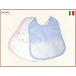 BAVETTA  IN PIQUET MILLERIGHE CON TELA AIDA