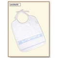 BAVETTA IN SPUGNA "MON NOM EST" - CM.24x 30 - CONFEZIONE 6 PEZZI