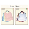 BAVAGLIA IN SPUGNA BIANCA CON TELA AIDA cm 24X31 CONF.6 PEZZI