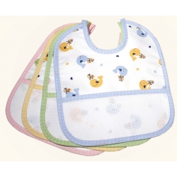 BAVETTA  IN SPUGNA CON TELA AIDA CM. 15x20 - CONFEZIONE x4PEZZI