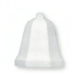 CAMPANA POLISTIROLO SFACCETTATA  - 8 CM - CONFEZIONE 10 PEZZI