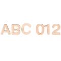 BOX LETTERE E NUMERI IN LEGNO - CM.4 - PEZZI 350 ASSORTITI