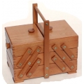 CESTINO PORTA LAVORO IN LEGNO
