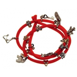 BRACCIALETTI CHARMS GIA' PRONTI - LUNGHEZZA 56CM. - CONF. 3 PZ.