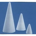 CONO POLISTIROLO -  ALTEZZA CM.6,5 - CONFEZ. 10 PEZZI