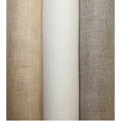 DMC TELA RICAMO LINO 100% 11 FILI AL CM - ALTEZZA CM.141 - ART. DM 432