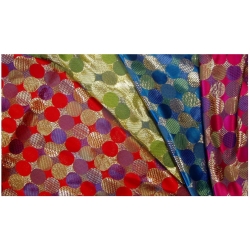 BROCCATO DOT LUREX cm. 145 - politilene 60% viscosa 20% metallica 20%