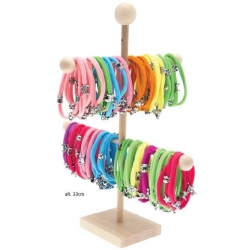 ASSORTIMENTO BRACCIALETTI CHARMS x36PZ. + ALBERO ESPOSITORE