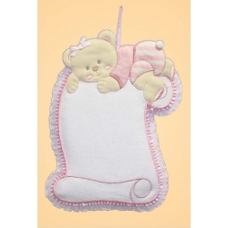 FIOCCO NASCITA PERGAMENA - CM 24 X 33