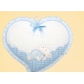 COCCARDA NASCITA CUORE