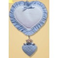 COCCARDA NASCITA CUORE DOPPIO
