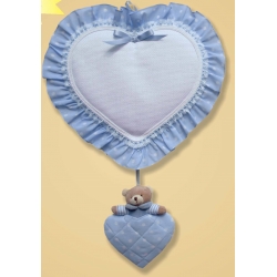 COCCARDA NASCITA CUORE DOPPIO
