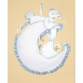 COCCARDA NASCITA LUNA-CICOGNA