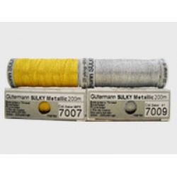 GUTERMANN SULKY METALLIC -  FILATO METALL.SOTTILISSIMO MT.200 - 5 SPOLE