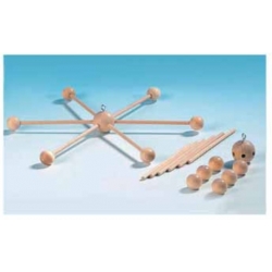 SOSTEGNO MOBILE A FORMA DI STELLA - CM. 6x15x30