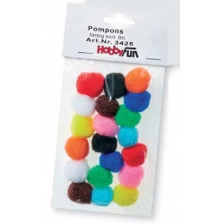 POMPON COLORATI - CONFEZIONE ASSORTITA