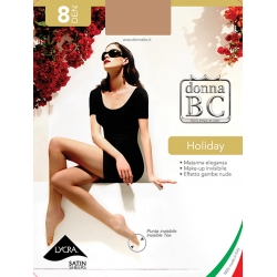 COLLANT LYCRA/ SETIFICATO HOLIDAY 8 DEN - CONFEZIONE 6 PAIA