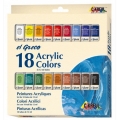 SET COLORI ACRILICI 12ML x 18 PEZZI