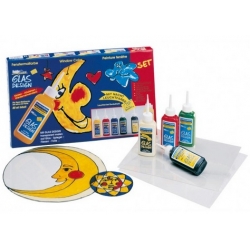 SET COLORI PER VETRI + ACCESSORI