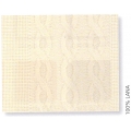 TELA RICAMO LANA CON INSERTI AIDA A TRECCE ALT.180 CM. - 100% LANA