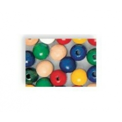 PALLINE LEGNO COLORATE - VARIE MISURE