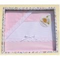 LENZUOLINO LETTINO CON PIZZO SANGALLO - SET 2PZ.