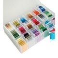 SCATOLA ORGANYZER PORTAMOULINE  CON 50 FARFALLINE PL.