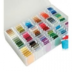 SCATOLA ORGANYZER PORTAMOULINE  CON 50 FARFALLINE PL.