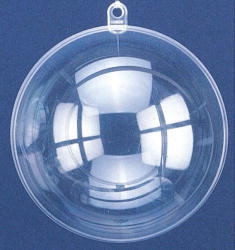 SFERA PLEXIGLASS APRIBILE IN 2 META' - CM.10 - CONFEZIONE 12 PEZZI