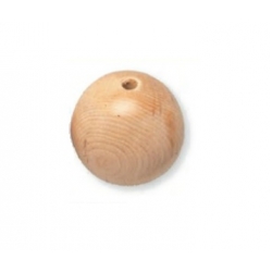 PALLINE LEGNO FORATE - VARIE MISURE