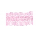 TIROLESE PLISSET ORGANZA DOPPIA BALZA - PEZZA MT. 4,57