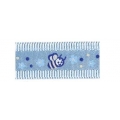 NASTRO RASO E ORGANZA CON APINE CM.1,5 - PEZZA  MT. 10