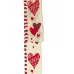 NASTRO "AMORE ESTIVO" - MM/25 - ROTOLO METRI 20