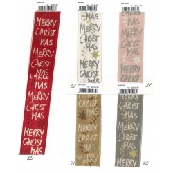 NASTRO "MERRY CHRISTMAS" - MM/40 - MT.20