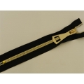 CHIUSURE LAMPO DIVISIBILI  SPIRALE CATENA ORO  CM.100