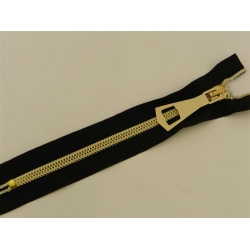 CHIUSURE LAMPO DIVISIBILI  SPIRALE CATENA ORO  CM.100