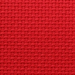 TELA AIDA 55 FORI  CM.180 - COTONE 100% - ROSSO
